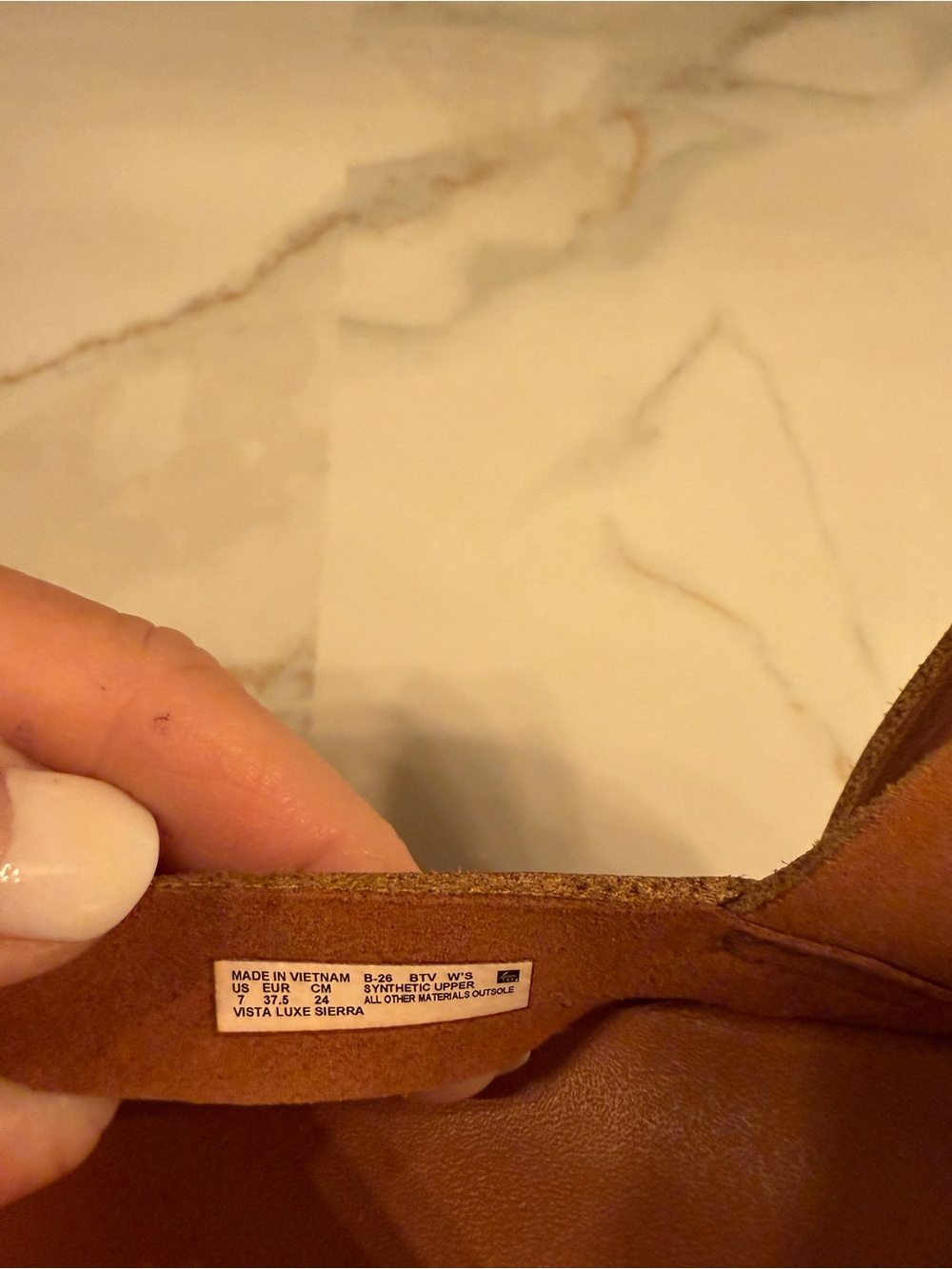 Reef Vista Luxe Sierra Women's Leather Brown Sandals, sz 7 W, worn once. - Picture 5 of 5